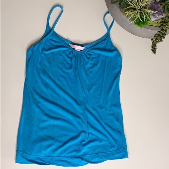 Vintage Bold Blue Crop Ruffle 80s Jacket & Tank top Sz Small women’s - Picture 6 of 8